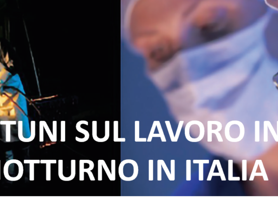 Gli infortuni sul lavoro in orario notturno in italia