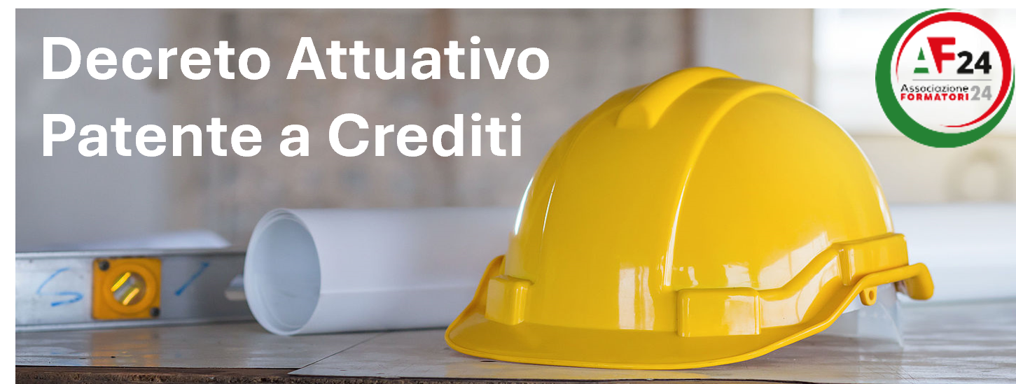 decreto attuativo patente a crediti