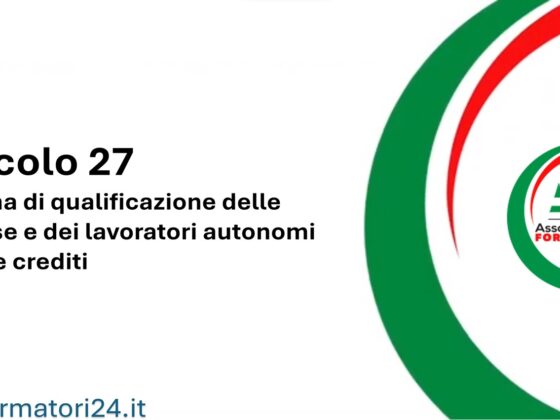 PATENTE A CREDITI: ARTICOLO 27 DEL TESTO UNICO D.LGS. 81/08 SMI